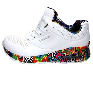 Skechers Jen Stark Women's Size 6 Uno Mini Drip Multicolor Sneakers 177959 WMLT